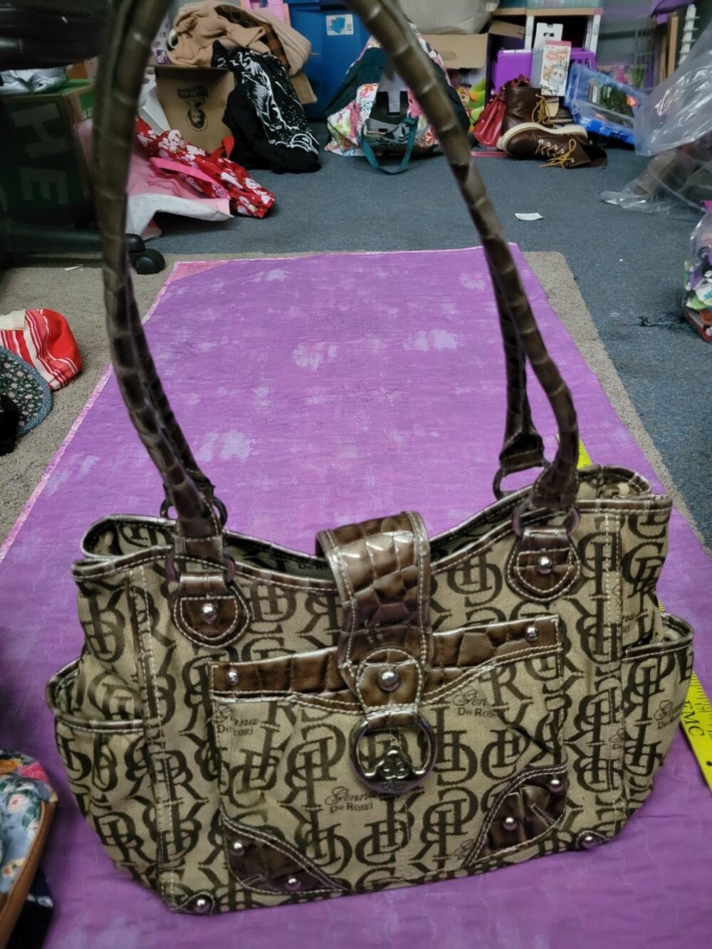Genna De Rossi Logo Purse Bag